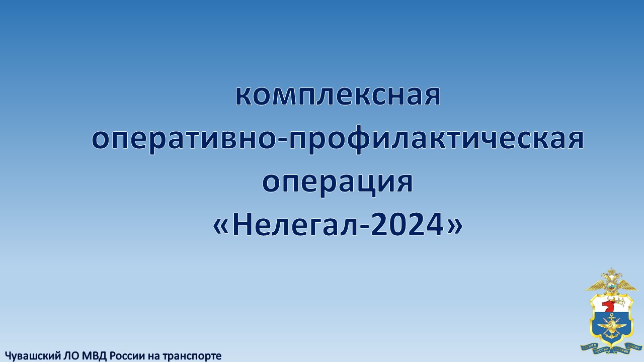 В Чувашии сотрудники транспортной полиции подключились к  оперативно-профилактической операции «Нелегал – 2024» | Тăван Ен